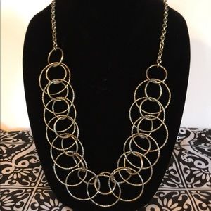 Silver color necklace